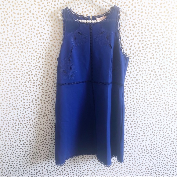 New Ted Baker Codi Embroidered Scalloped Dress - Picture 3 of 7